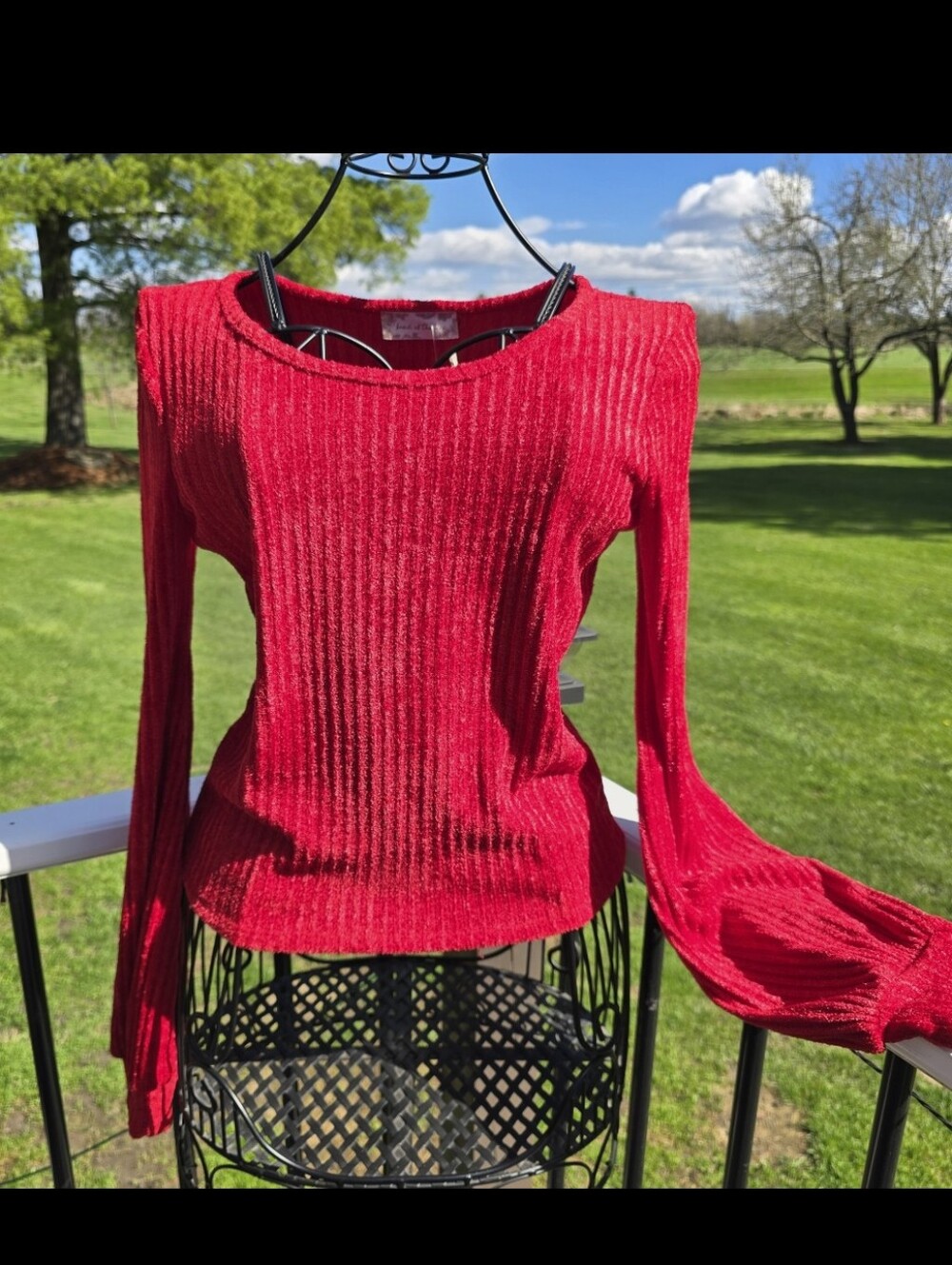 Band of the Free Red top, New with tags, size Small